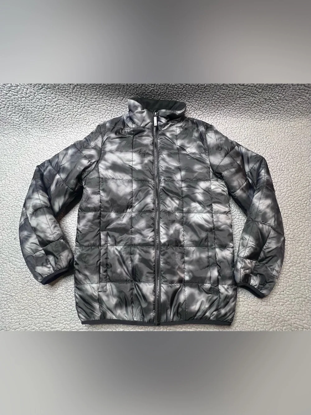 Gerry Puffer Jacket Little Boys Size Large 14-16 Gray And Black Light Jacket
